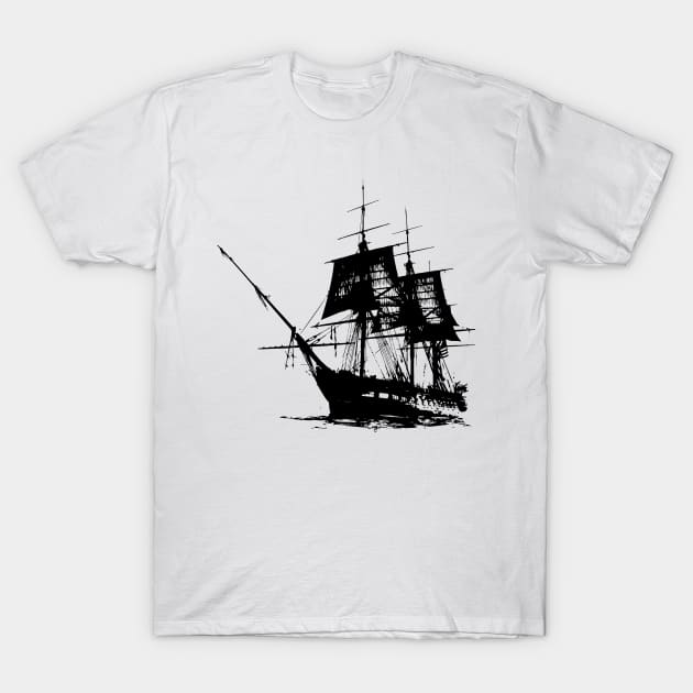 Ship T-Shirt by Rancap